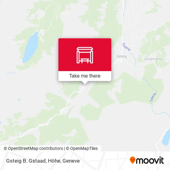Gsteig B. Gstaad, Höhe map