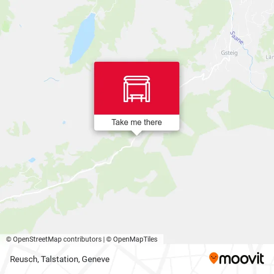 Reusch, Talstation map