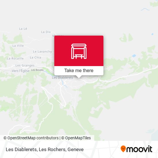 Les Diablerets, Les Rochers map