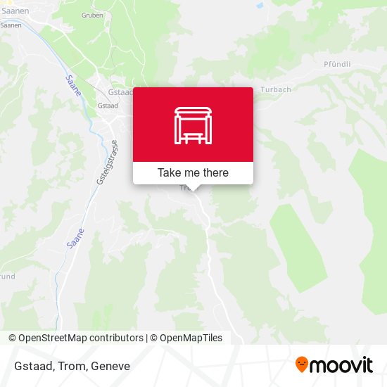 Gstaad, Trom map