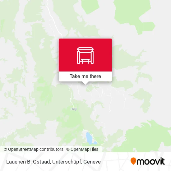 Lauenen B. Gstaad, Unterschüpf map