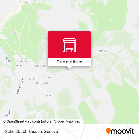 Scheidbach, Bissen map