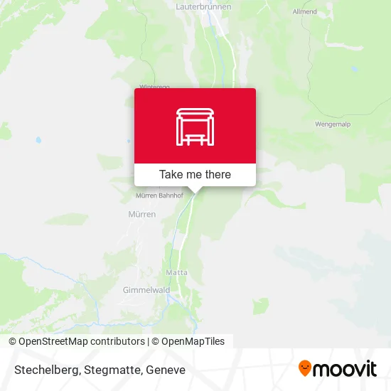 Stechelberg, Stegmatte map