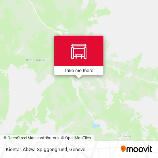 Kiental, Abzw. Spiggengrund map