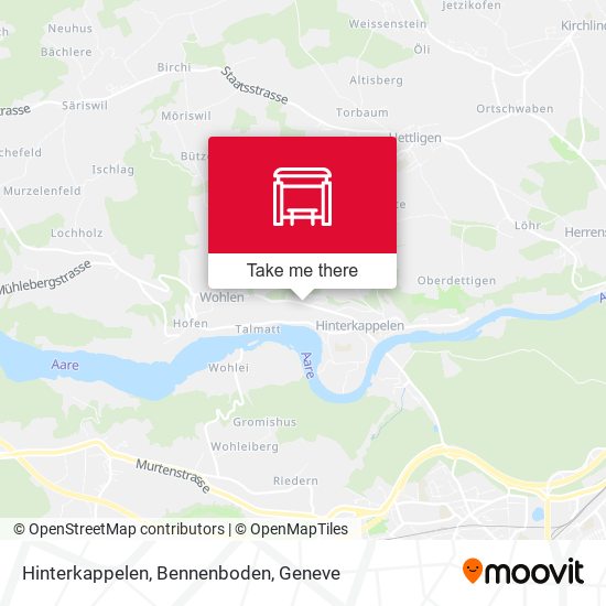 Hinterkappelen, Bennenboden map