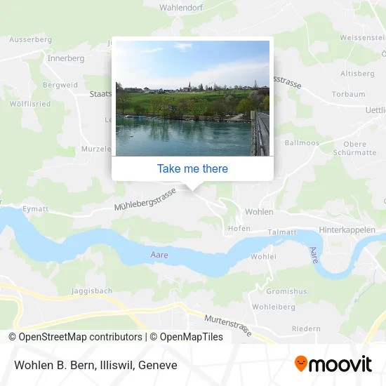 Wohlen B. Bern, Illiswil map