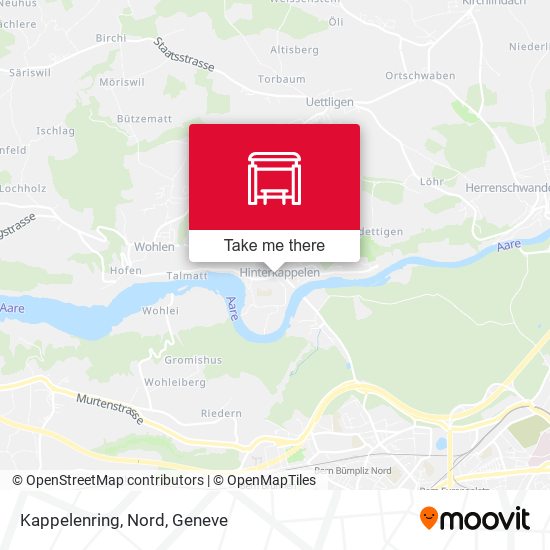Kappelenring, Nord map
