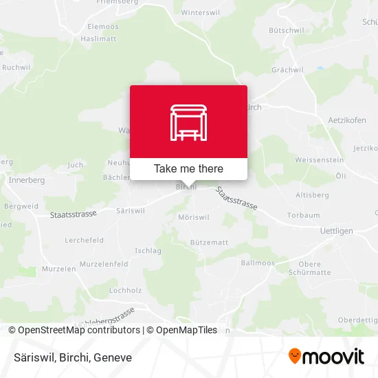 Säriswil, Birchi map