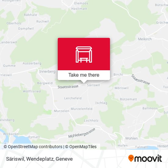 Säriswil, Wendeplatz map