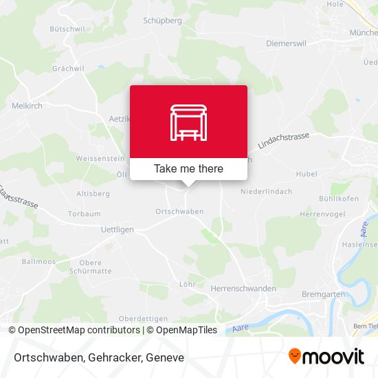 Ortschwaben, Gehracker map