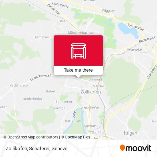 Zollikofen, Schäferei map