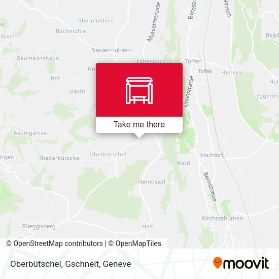 Oberbütschel, Gschneit map