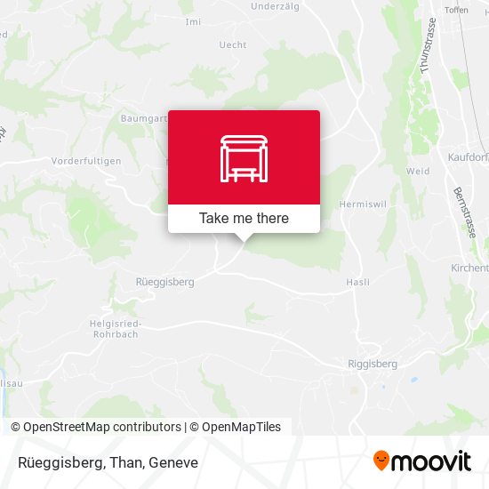 Rüeggisberg, Than map