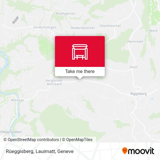 Rüeggisberg, Lauimatt map