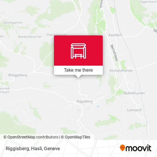 Riggisberg, Hasli map