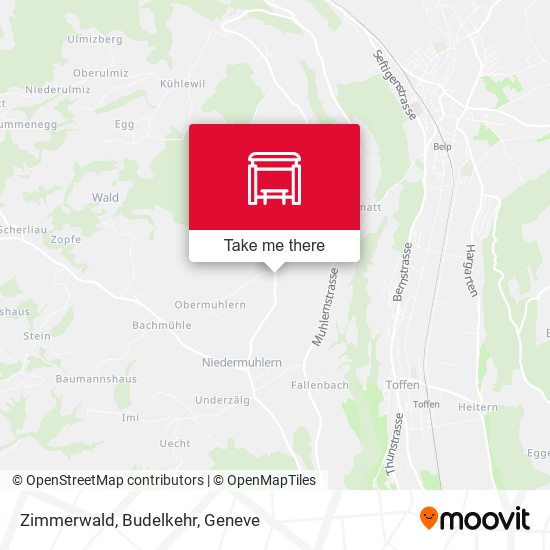 Zimmerwald, Budelkehr map