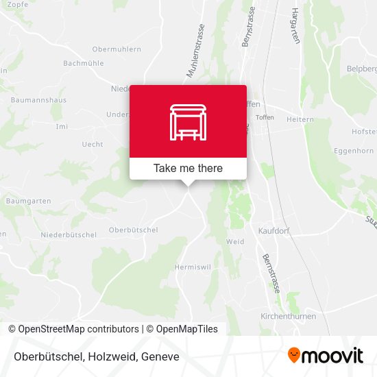 Oberbütschel, Holzweid map