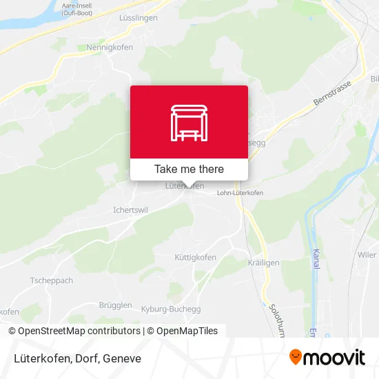 Lüterkofen, Dorf map