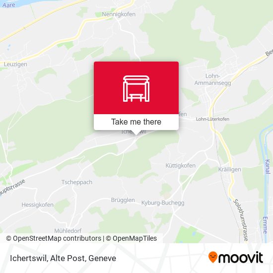 Ichertswil, Alte Post map