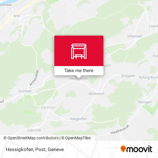 Hessigkofen, Post map