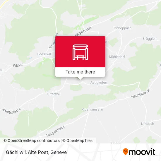 Gächliwil, Alte Post map
