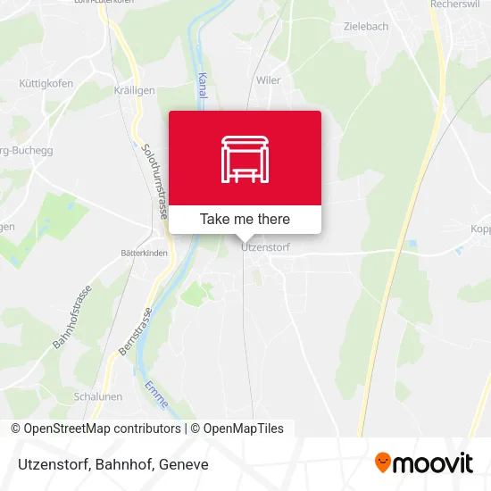 Utzenstorf, Bahnhof map