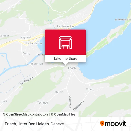 Erlach, Unter Den Halden map