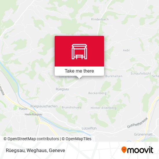 Rüegsau, Weghaus map