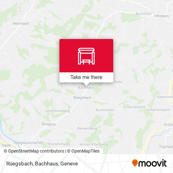 Rüegsbach, Bachhaus map
