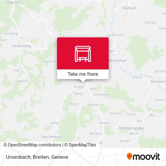 Ursenbach, Breiten map