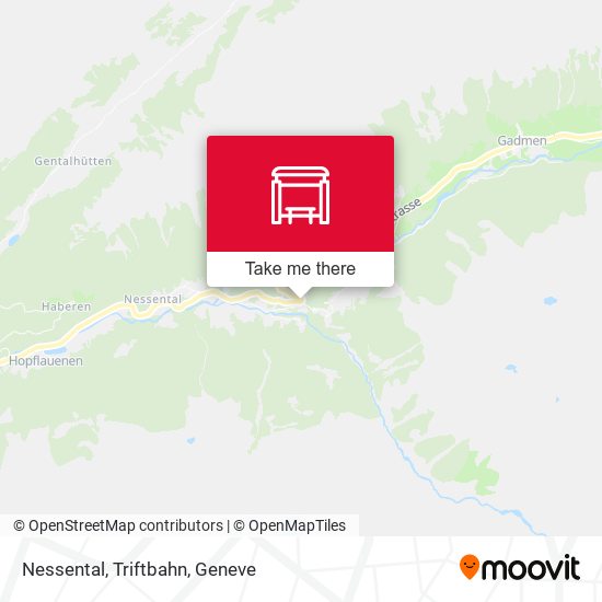 Nessental, Triftbahn map