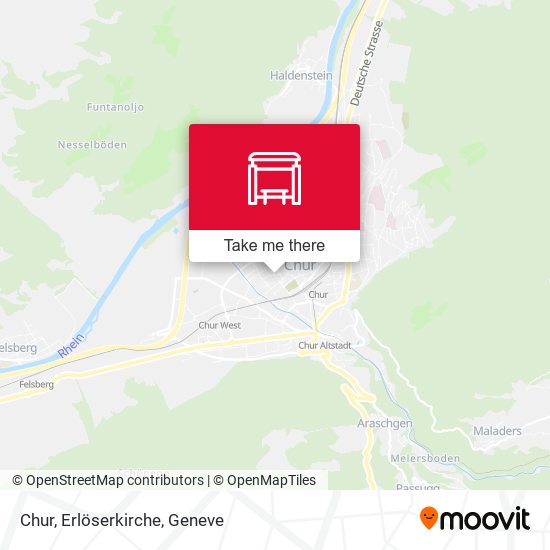 Chur, Erlöserkirche map