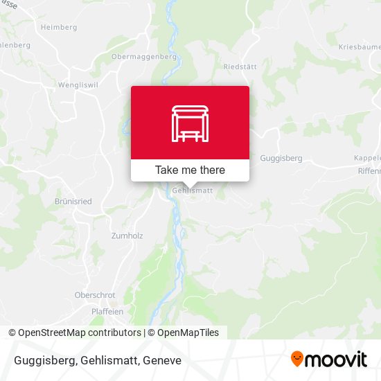 Guggisberg, Gehlismatt map