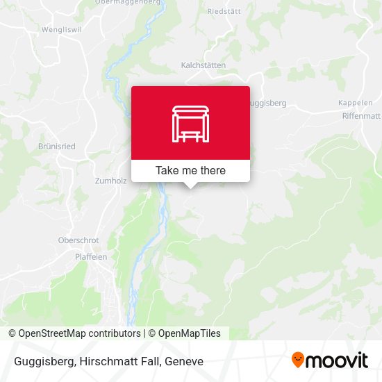 Guggisberg, Hirschmatt Fall map
