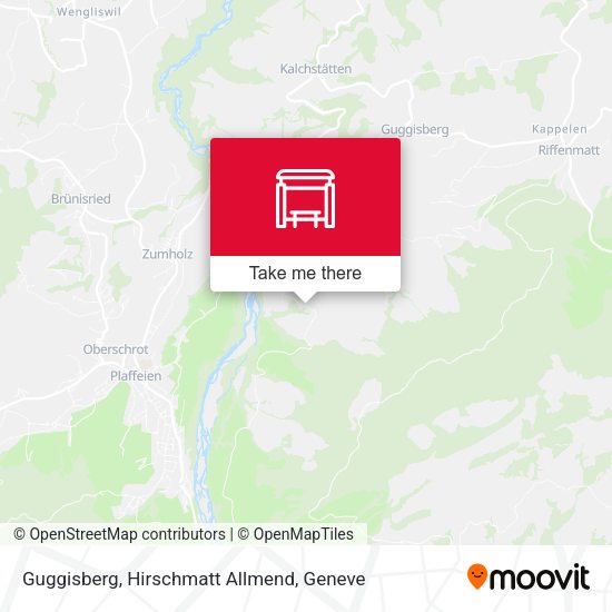 Guggisberg, Hirschmatt Allmend map