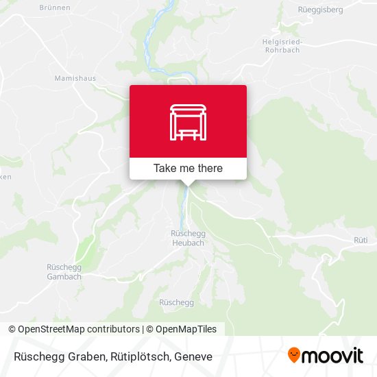 Rüschegg Graben, Rütiplötsch map