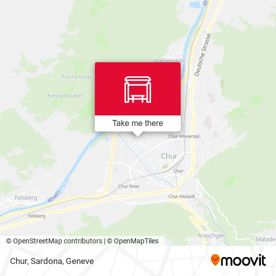 Chur, Sardona map