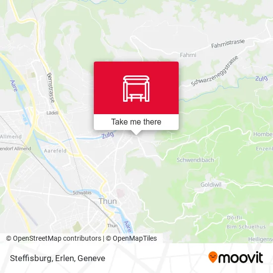 Steffisburg, Erlen map