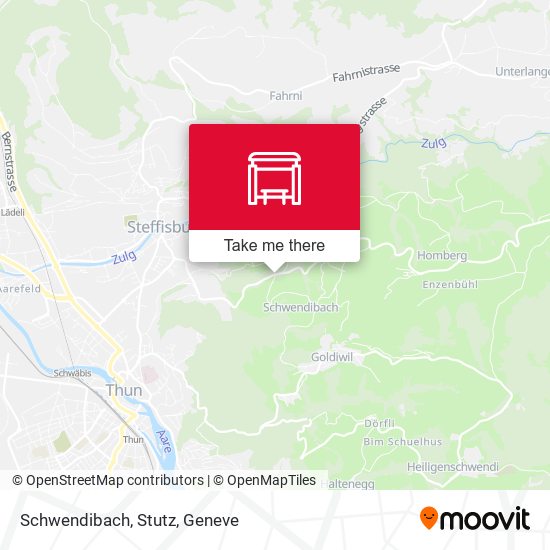 Schwendibach, Stutz map