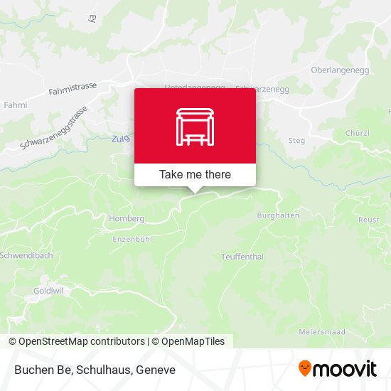 Buchen Be, Schulhaus map