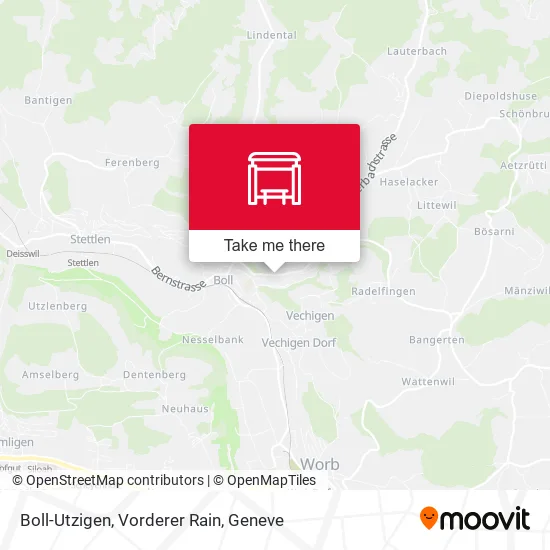 Boll-Utzigen, Vorderer Rain plan