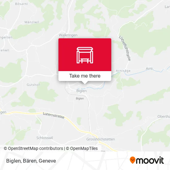 Biglen, Bären map