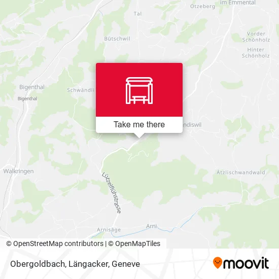 Obergoldbach, Längacker map