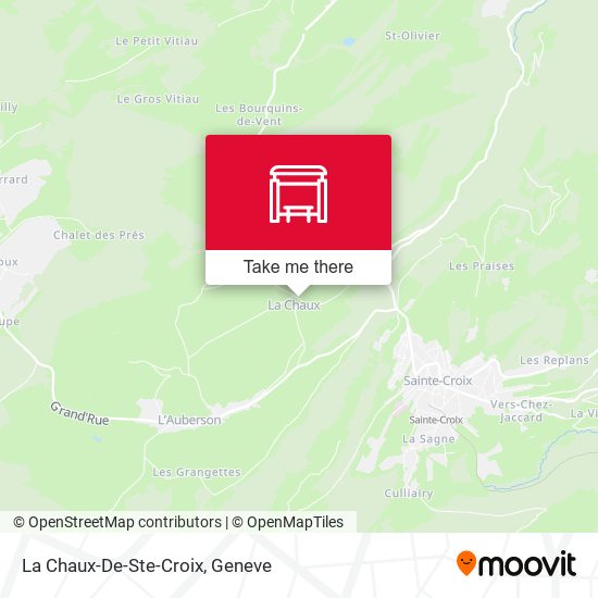 La Chaux-De-Ste-Croix map