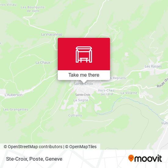 Ste-Croix, Poste map