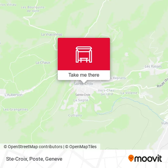 Ste-Croix, Poste map