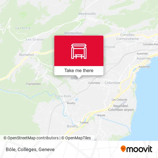 Bôle, Collèges map