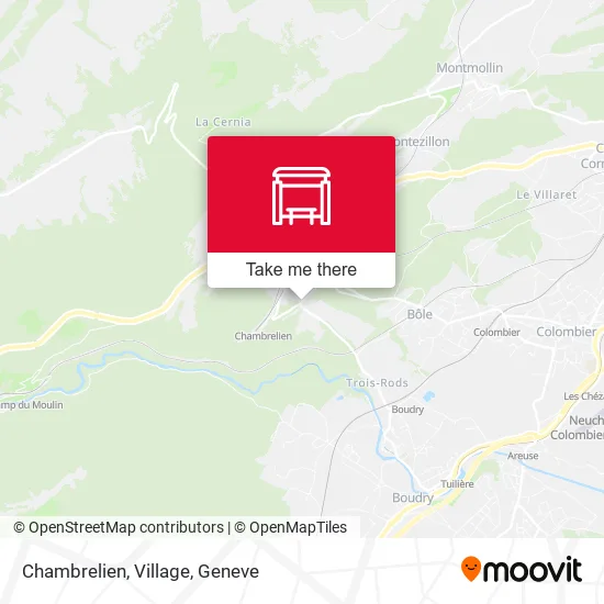 Chambrelien, Village map