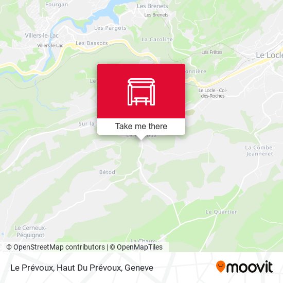 Le Prévoux, Haut Du Prévoux map