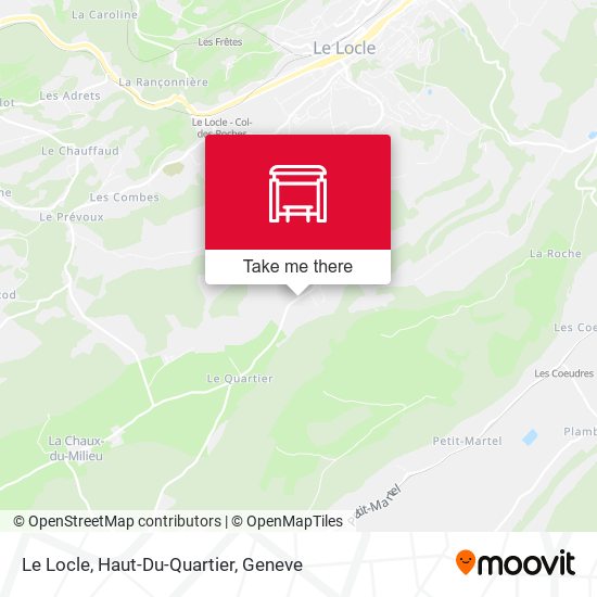 Le Locle, Haut-Du-Quartier map